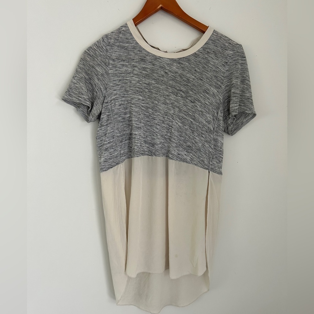 ARITZIA WILFRED with silk TShirt size XS
